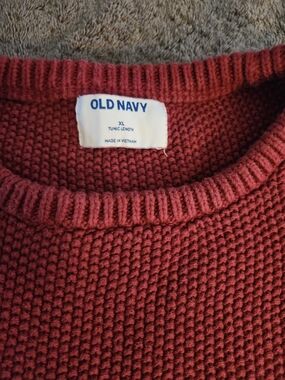 Old Navy Red Knit Sweater - XL